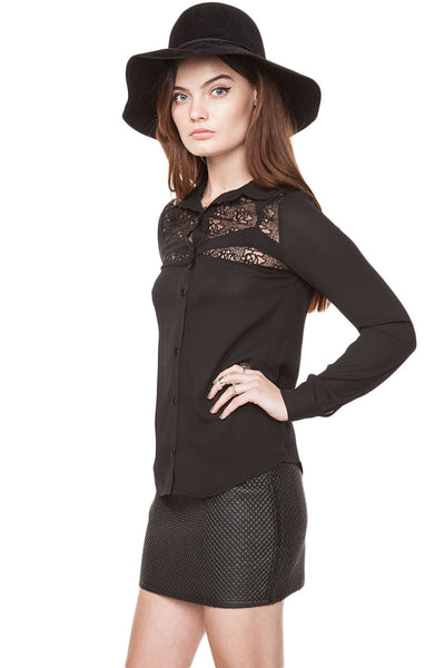 Lace Accent Top
